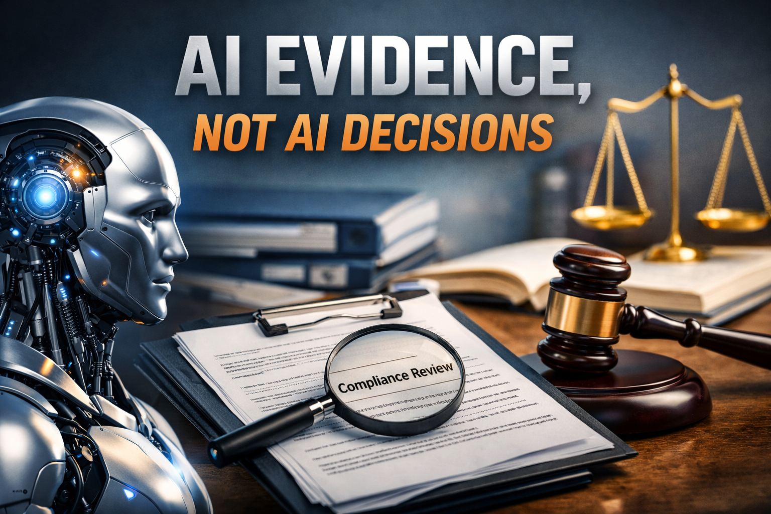 AI Evidence, Not AI Decisions: What Regulators Actually Want