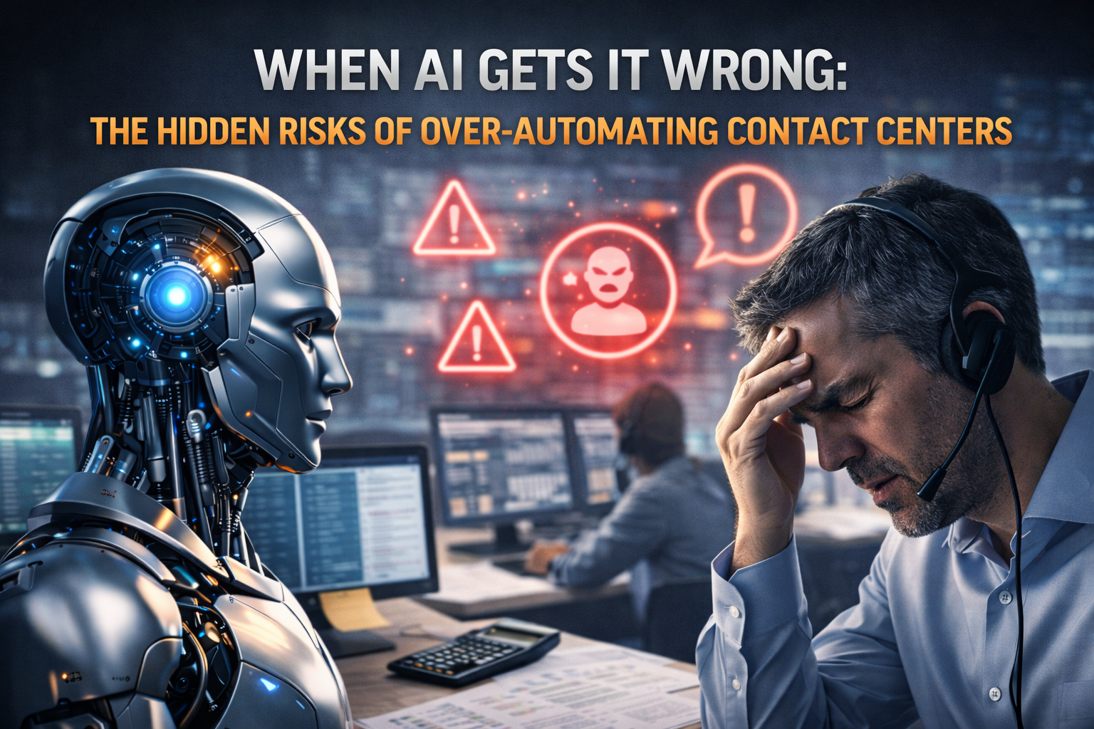 When AI Gets It Wrong: The Hidden Risks of Over-Automating Contact Centers